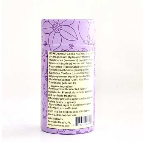 Cris's Blends Lavender Natural Deodorant