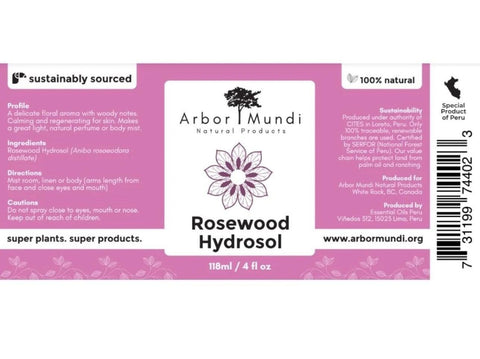 Arbor Mundi Rosewood Hydrosol Body Mist / Toner
