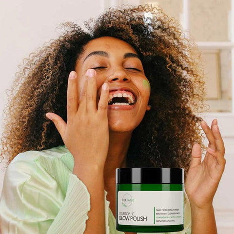 SOURSOP C GLOW POLISH - BRIGHTENING CLEANSER MASK - SILKTAGE