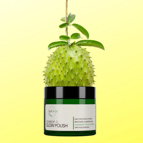 SOURSOP C GLOW POLISH - BRIGHTENING CLEANSER MASK - SILKTAGE