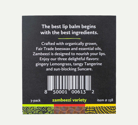 Organic Variety 3-Pack Lip Balm