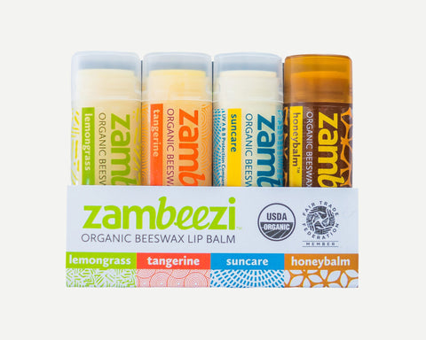 Organic Variety 4-pack Lip Balm