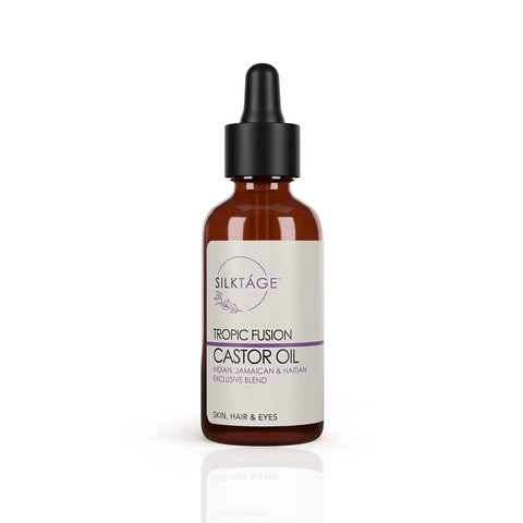 TROPIC FUSION CASTOR OIL - 100% INDIAN, JAMAICAN AND HAITIAN EXCLUSIVE BLEND - SILKTAGE