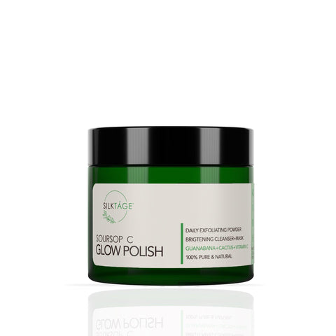 SOURSOP C GLOW POLISH - BRIGHTENING CLEANSER MASK - SILKTAGE