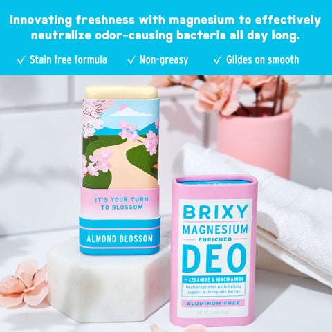 Magnesium Enriched Deo - Almond Blossom (Lightly Scented)