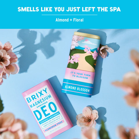 Magnesium Enriched Deo - Almond Blossom (Lightly Scented)
