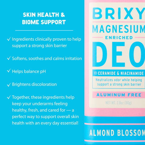 Magnesium Enriched Deo - Almond Blossom (Lightly Scented)