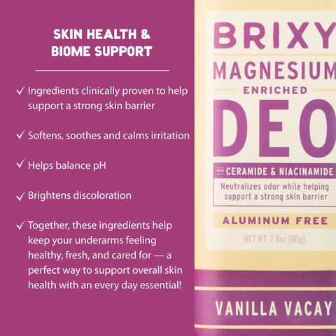 Magnesium Enriched Deo - Vanilla Vacay