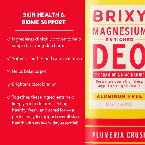 Magnesium Enriched Deo - Plumeria Crush