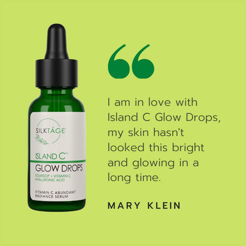 ISLAND C GLOW DROPS - SOURSOP VITAMIN C SERUM - SILKTAGE