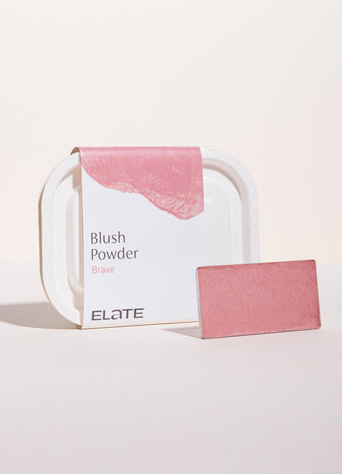 vegan cruelty free powder blush #shade_Brave_|_Medium_Cool_Pink