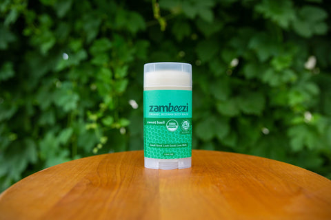 Sweet Basil Deodarant Body Balm with Beeswax