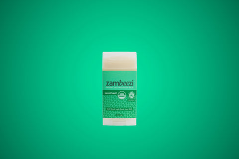 Sweet Basil Deodarant Body Balm with Beeswax