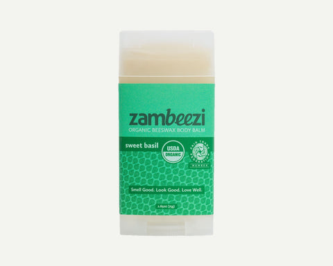 Sweet Basil Deodorant Body Balm with Beeswax