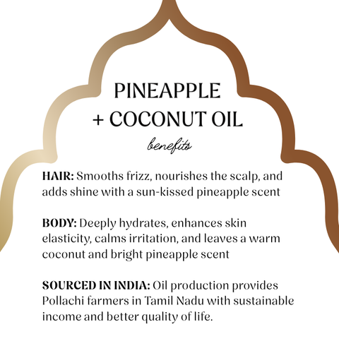Woo Pineapple + Coconut Oil