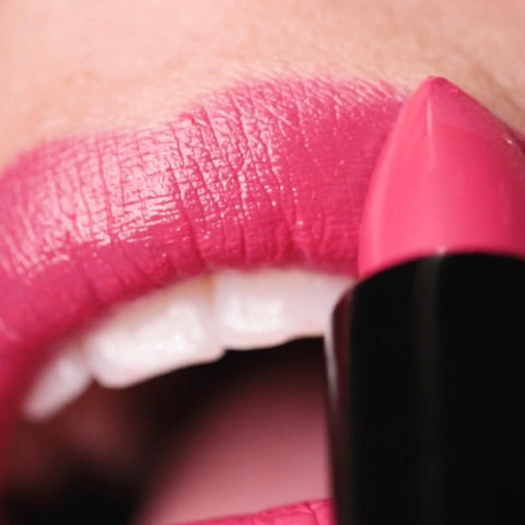 Organic Bright Pink Lipstick New York at 1pm