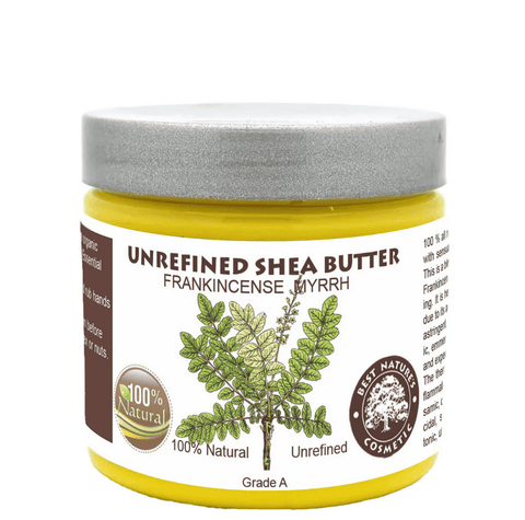 Unrefined Frankincense Myrrh Shea Butter