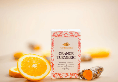 700 Rivers Organic Orange Turmeric Soap Bar