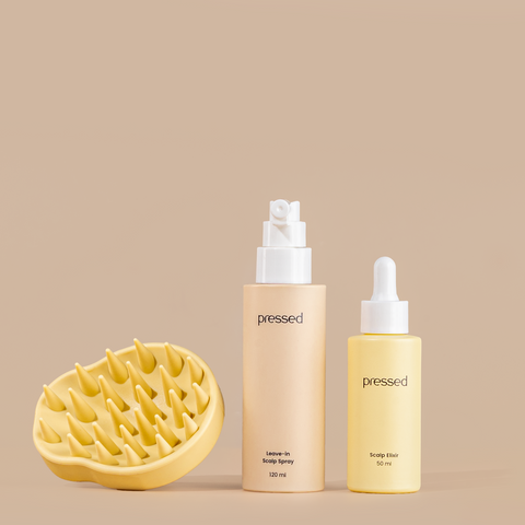 Natural Scalp Care Set with Sesame Oil and Castor Oil for Hair Growth