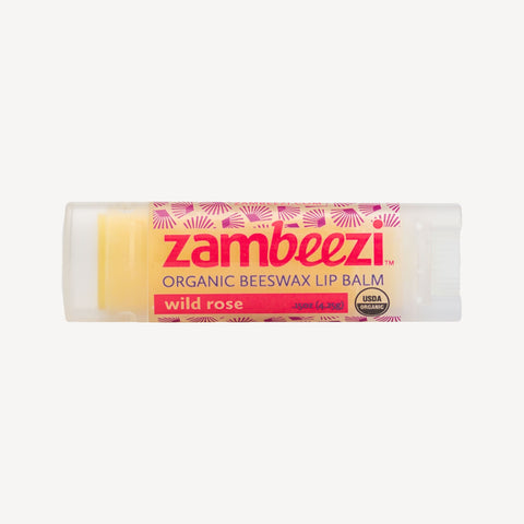 Wild Rose 3-Pack Lip Balm with Organic Honey