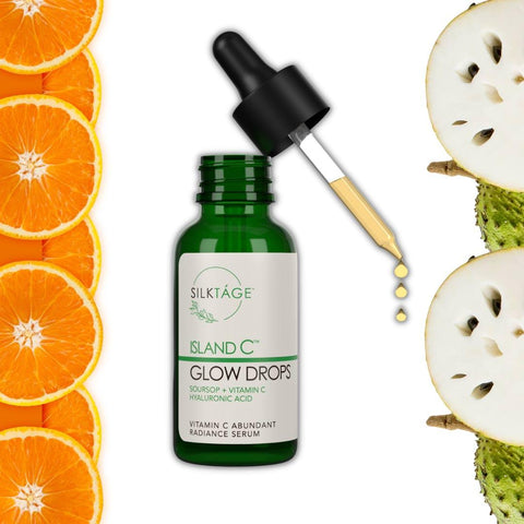 ISLAND C GLOW DROPS - SOURSOP VITAMIN C SERUM - SILKTAGE