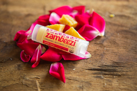 Wild Rose 3-Pack Lip Balm with Organic Honey