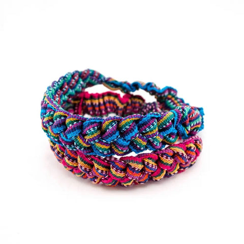 Guatemalan braided fair trade headband