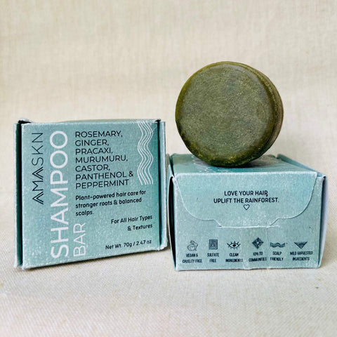 Shampoo Bar - For All hair types & Textures 2.47oz | | AmaSKN Beauty