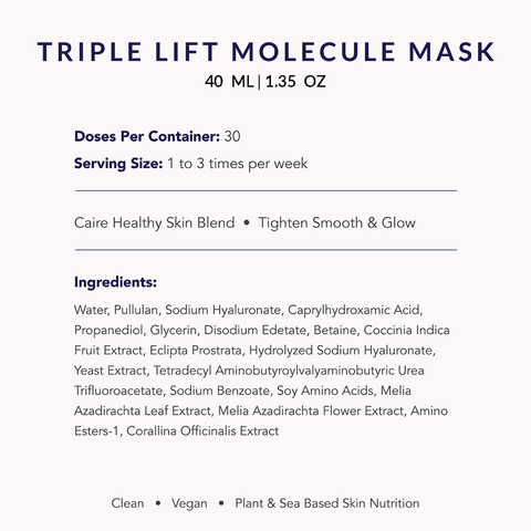 Triple Lift Molecule Mask