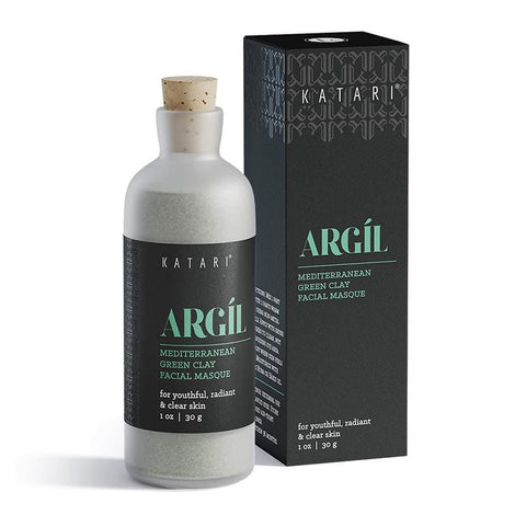 Rare Tunisian Green Clay Masque | 100% pure, hypoallergenic, deep cleansing - Argil