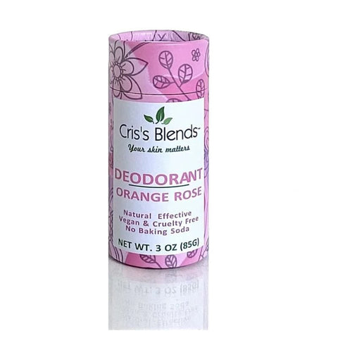 Cris's Blends Orange Rose Natural Deodorant