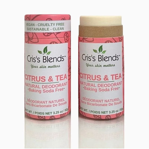 Cris's Blends Citrus & Tea Natrual Deodorant