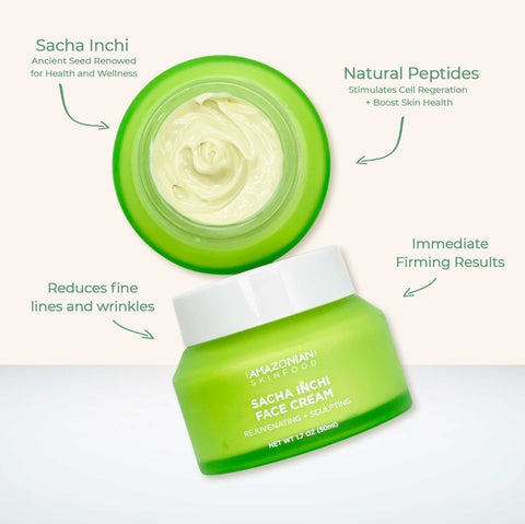 Anti-aging natural Sacha Inchi Face Cream