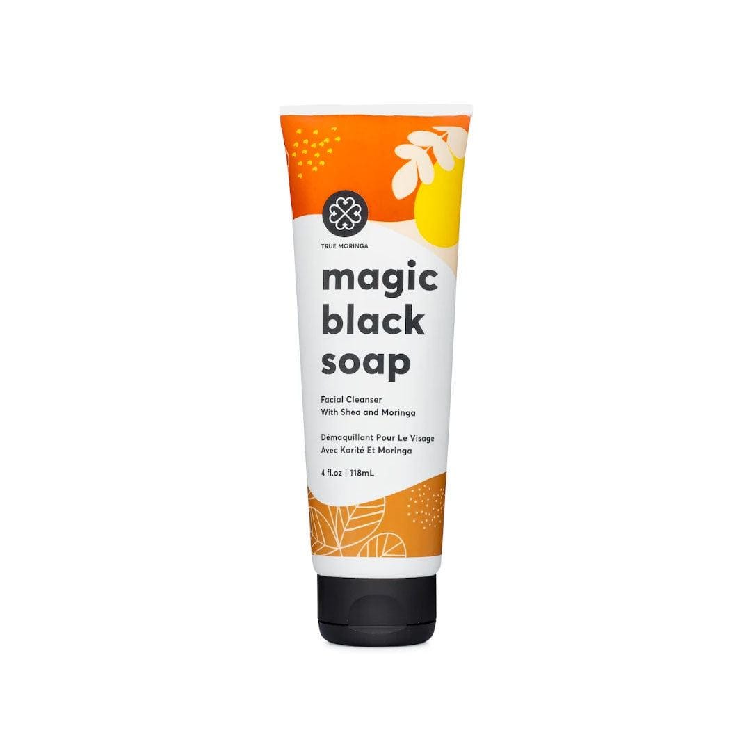 True Moringa Magic Black Soap Facial Cleanser