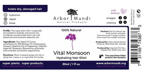 Hydrating Hair Elixir Vital Monsoon